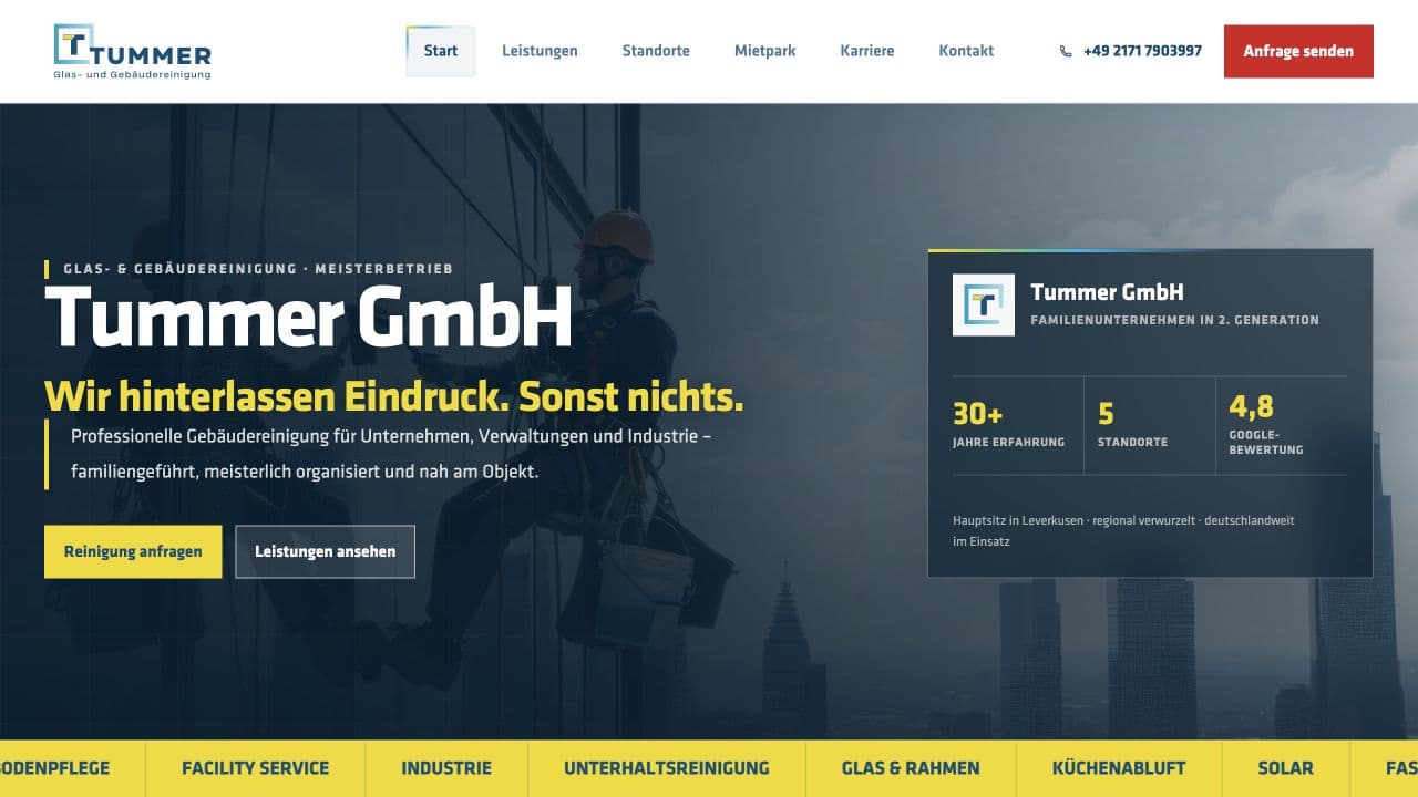 Tummer ist online: Neue Website, weniger Umwege im Alltag